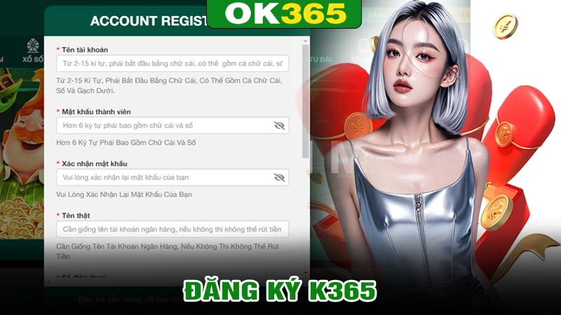 Hướng dẫn các bước đăng ký OK365 thành công