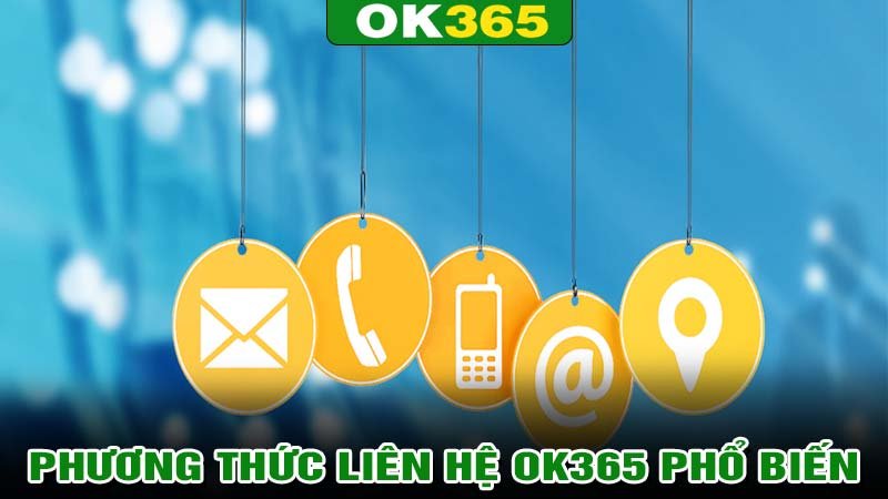 Những phương thức liên hệ Ok365 phổ biến